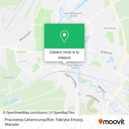 Mapa Pracownia Ceramiczna / Rck- Fabryka Emocji