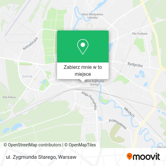 Mapa ul. Zygmunda Starego