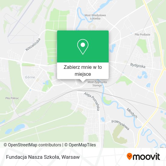 Mapa Fundacja Nasza Szkoła