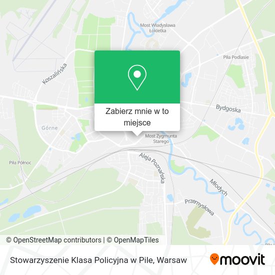 Mapa Stowarzyszenie Klasa Policyjna w Pile