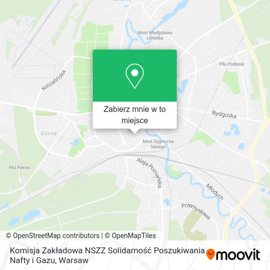 Mapa Komisja Zakładowa NSZZ Solidarność Poszukiwania Nafty i Gazu