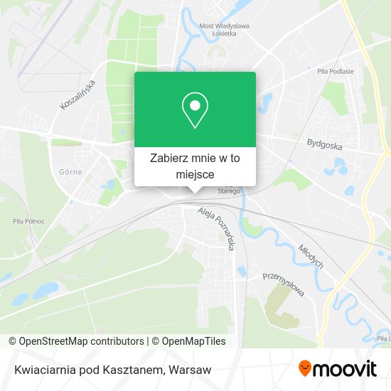 Mapa Kwiaciarnia pod Kasztanem