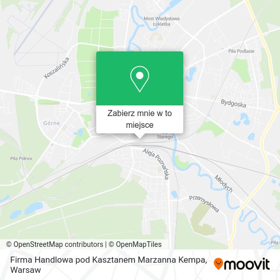 Mapa Firma Handlowa pod Kasztanem Marzanna Kempa