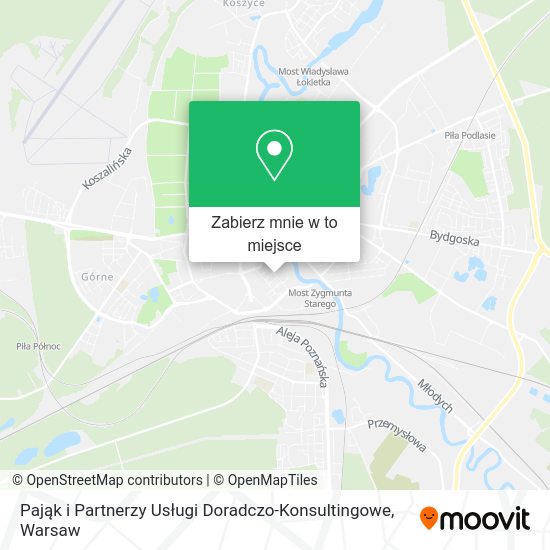 Mapa Pająk i Partnerzy Usługi Doradczo-Konsultingowe