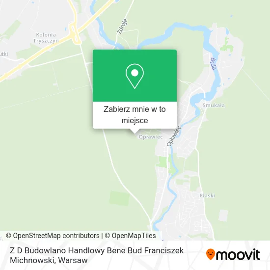 Mapa Z D Budowlano Handlowy Bene Bud Franciszek Michnowski