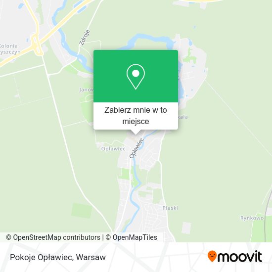 Mapa Pokoje Opławiec