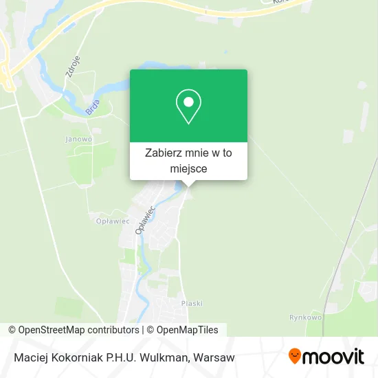 Mapa Maciej Kokorniak P.H.U. Wulkman