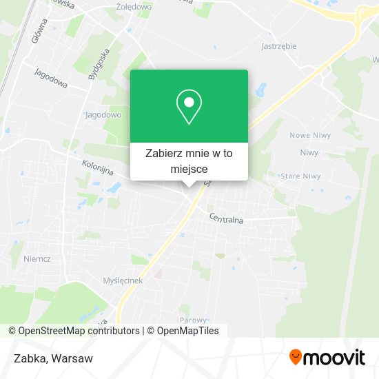 Mapa Zabka