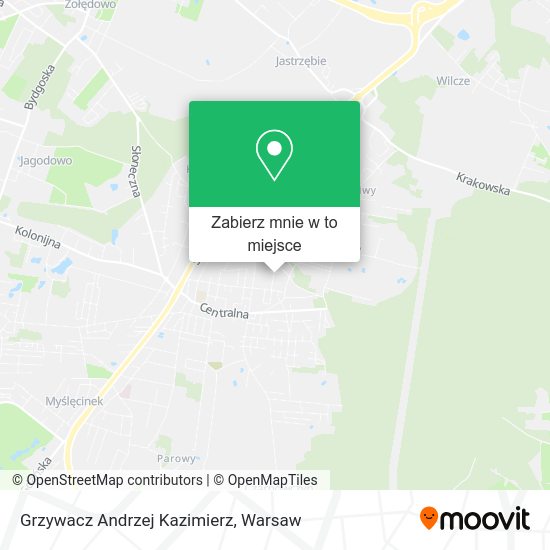 Mapa Grzywacz Andrzej Kazimierz