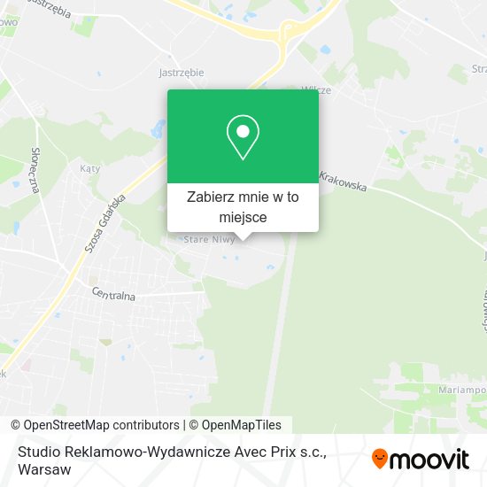 Mapa Studio Reklamowo-Wydawnicze Avec Prix s.c.