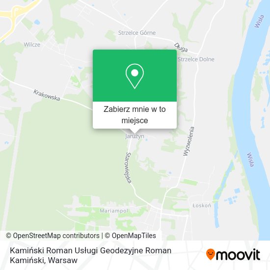 Mapa Kamiński Roman Usługi Geodezyjne Roman Kamiński