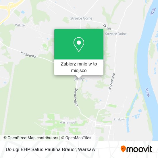 Mapa Usługi BHP Salus Paulina Brauer