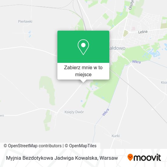 Mapa Myjnia Bezdotykowa Jadwiga Kowalska