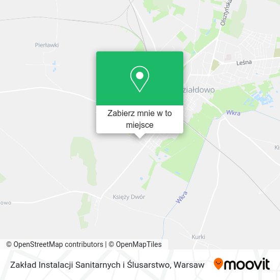 Mapa Zakład Instalacji Sanitarnych i Ślusarstwo