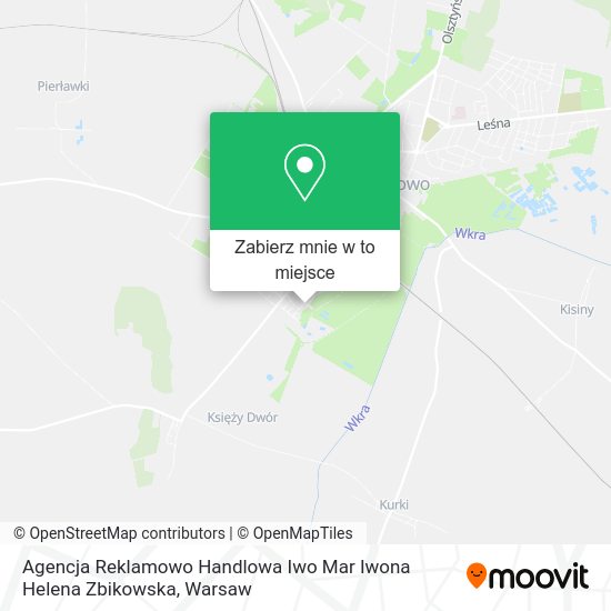 Mapa Agencja Reklamowo Handlowa Iwo Mar Iwona Helena Zbikowska