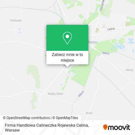 Mapa Firma Handlowa Calineczka Rojewska Celina