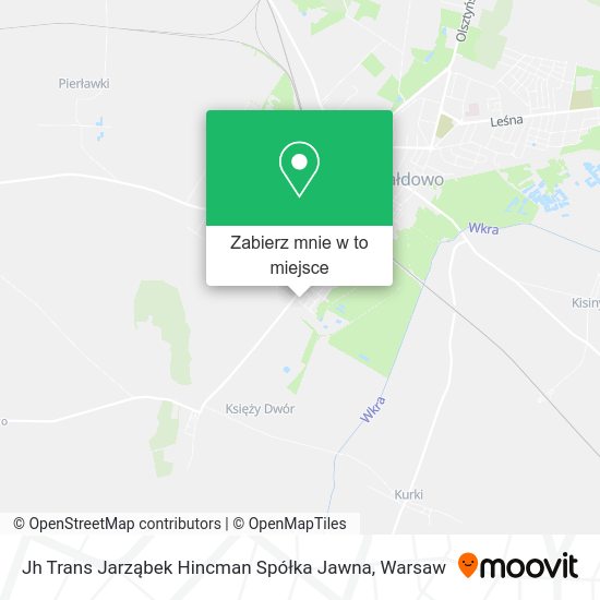 Mapa Jh Trans Jarząbek Hincman Spółka Jawna