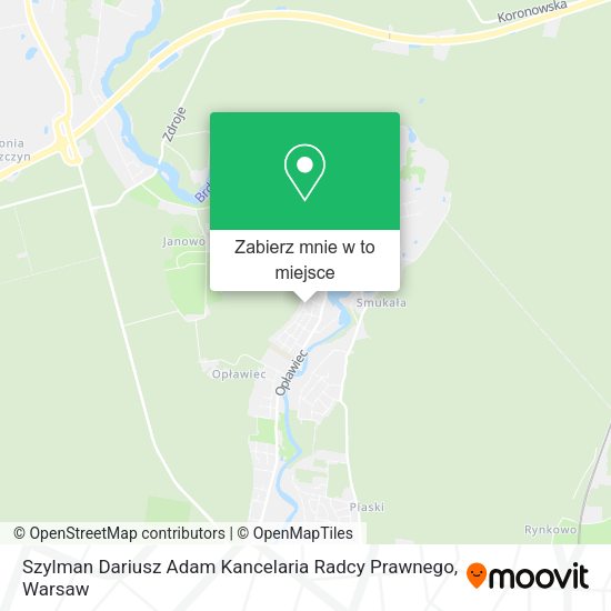 Mapa Szylman Dariusz Adam Kancelaria Radcy Prawnego