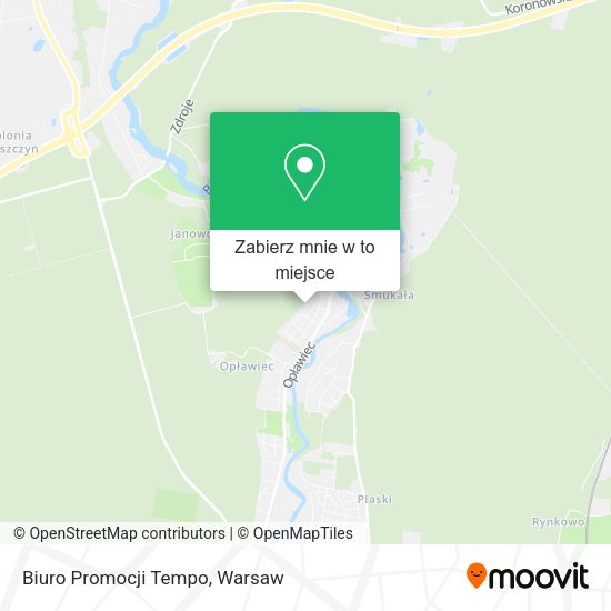 Mapa Biuro Promocji Tempo