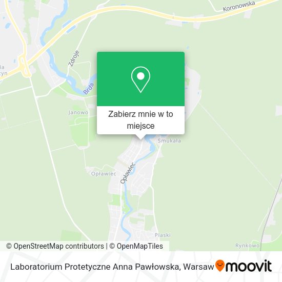 Mapa Laboratorium Protetyczne Anna Pawłowska