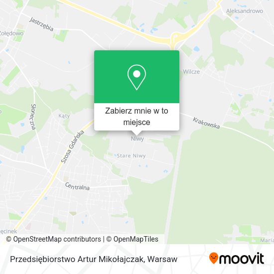 Mapa Przedsiębiorstwo Artur Mikołajczak