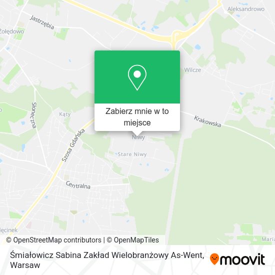 Mapa Śmiałowicz Sabina Zakład Wielobranżowy As-Went