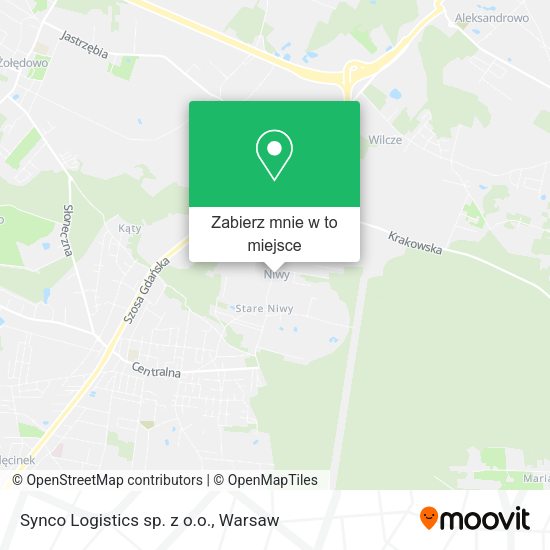 Mapa Synco Logistics sp. z o.o.