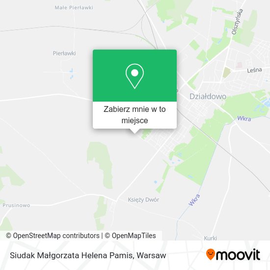 Mapa Siudak Małgorzata Helena Pamis