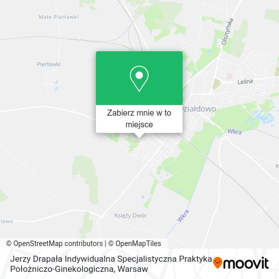 Mapa Jerzy Drapała Indywidualna Specjalistyczna Praktyka Położniczo-Ginekologiczna