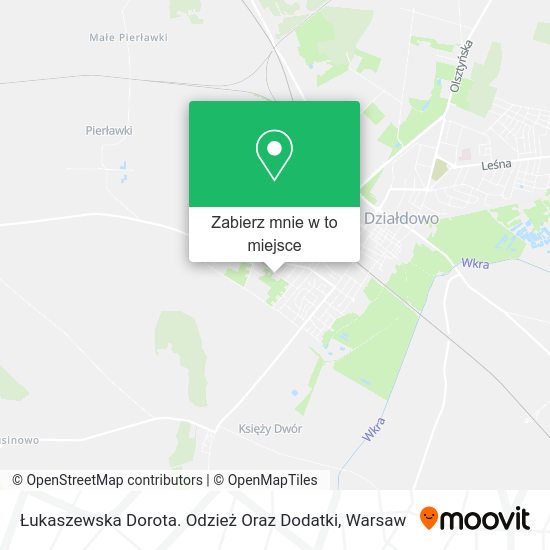 Mapa Łukaszewska Dorota. Odzież Oraz Dodatki