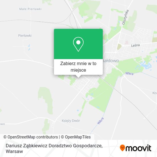 Mapa Dariusz Ząbkiewicz Doradztwo Gospodarcze