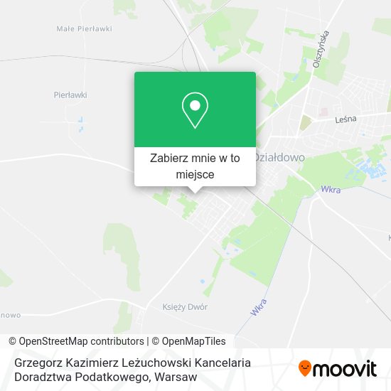 Mapa Grzegorz Kazimierz Leżuchowski Kancelaria Doradztwa Podatkowego