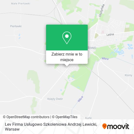 Mapa Lev Firma Usługowo Szkoleniowa Andrzej Lewicki