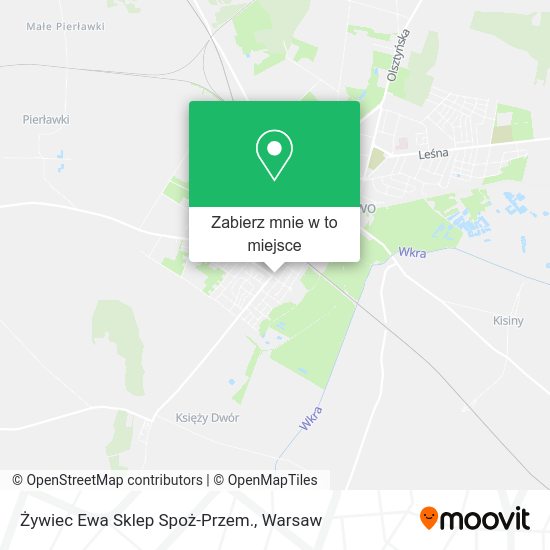 Mapa Żywiec Ewa Sklep Spoż-Przem.