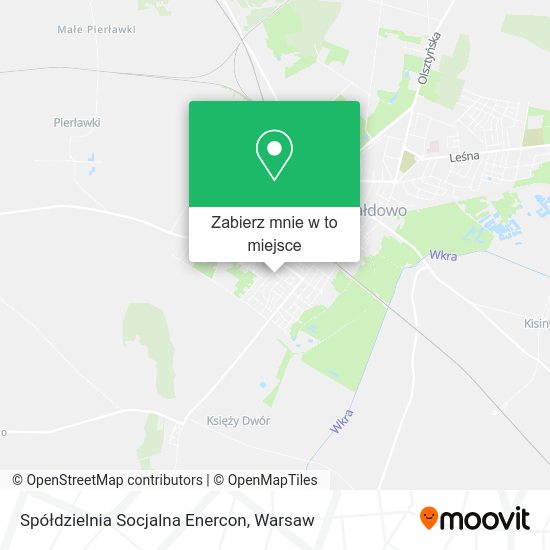 Mapa Spółdzielnia Socjalna Enercon