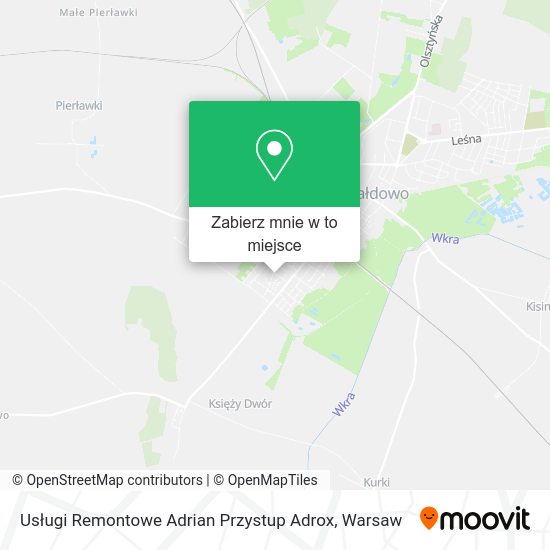 Mapa Usługi Remontowe Adrian Przystup Adrox