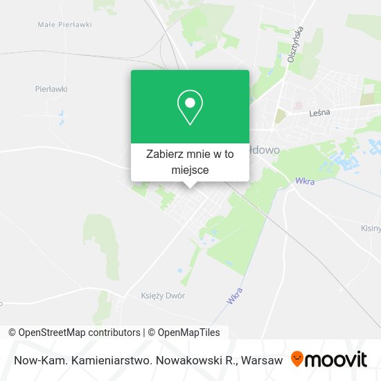 Mapa Now-Kam. Kamieniarstwo. Nowakowski R.