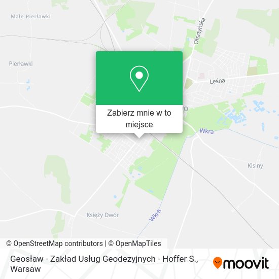 Mapa Geosław - Zakład Usług Geodezyjnych - Hoffer S.