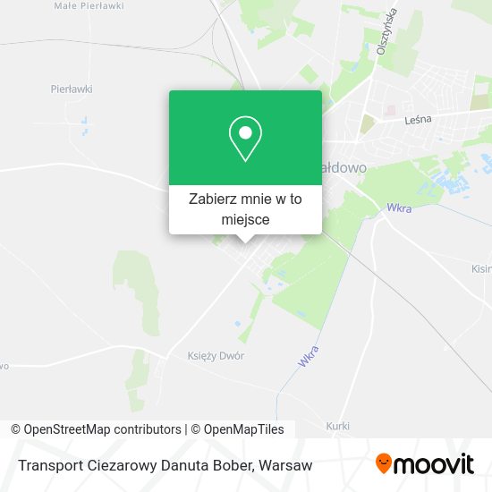 Mapa Transport Ciezarowy Danuta Bober