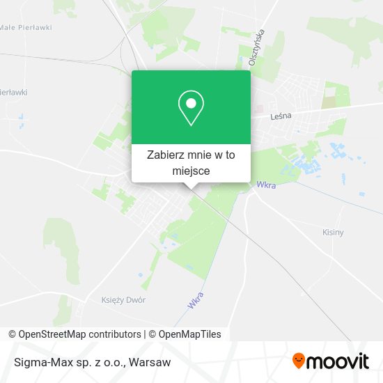 Mapa Sigma-Max sp. z o.o.