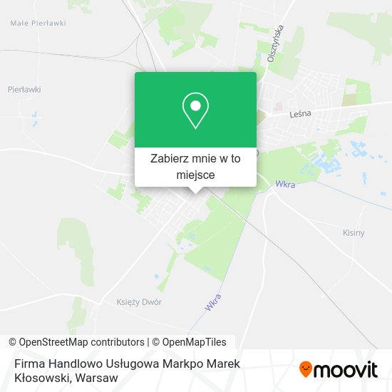 Mapa Firma Handlowo Usługowa Markpo Marek Kłosowski