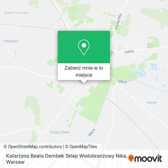 Mapa Katarzyna Beata Dembek Sklep Wielobranżowy Nika