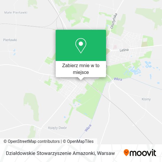 Mapa Działdowskie Stowarzyszenie Amazonki