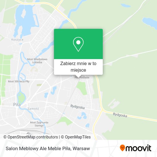 Mapa Salon Meblowy Ale Meble Piła