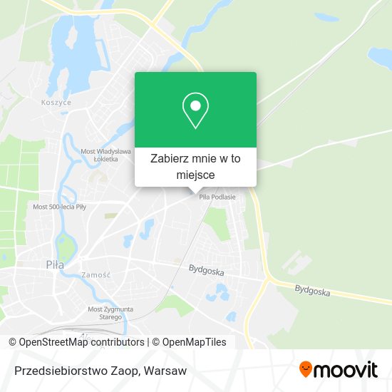 Mapa Przedsiebiorstwo Zaop