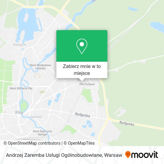 Mapa Andrzej Zaremba Usługi Ogólnobudowlane