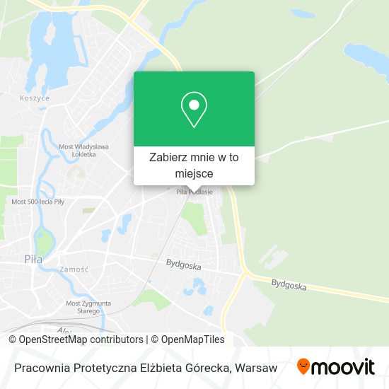 Mapa Pracownia Protetyczna Elżbieta Górecka