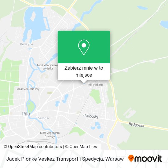 Mapa Jacek Pionke Veskez Transport i Spedycja