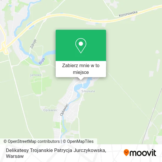 Mapa Delikatesy Trojanskie Patrycja Jurczykowska