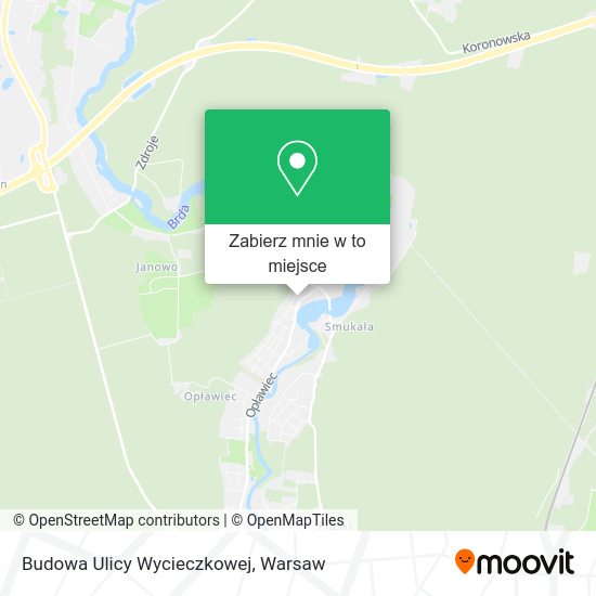 Mapa Budowa Ulicy Wycieczkowej